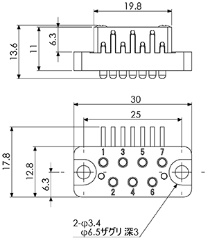 Probe Connector (Tool Side)