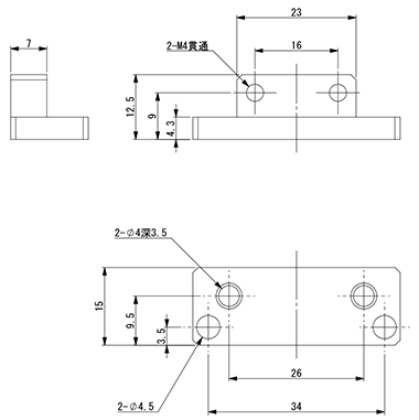 Probe Connector Mount Bracket