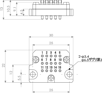 PROBE CONNECTOR FOR OX-B (EOAT SIDE)