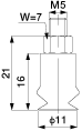 Bellows Cup 1.5-Stage (Silicon/Cloud TR) 11mm