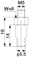 Bellows Cup 2.5-Stage (Silicon/Cloud TR) 5.5mm