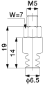 Bellows Cup 2.5-Stage (Silicon/Cloud TR) 6.5mm