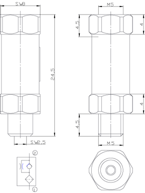 Small Check Valve for Suction Cup