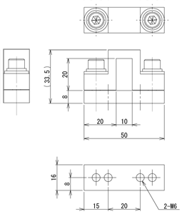 Square Slide Bracket (20-10)