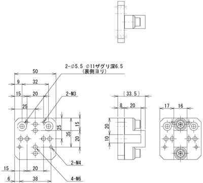 Square Bracket (20-MCD)