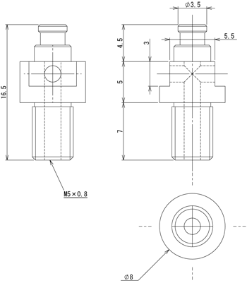 Inner Stem (Micro, for Pad-In-Pad)