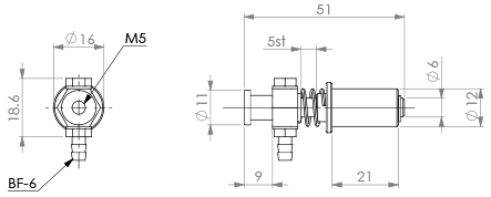 Suction Stem/Small Phi.12