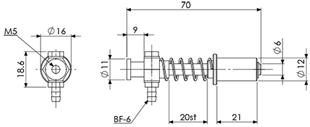 Suction Stem/Small Phi.12