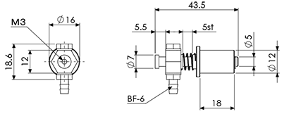 Suction Stem/Mini Phi.12