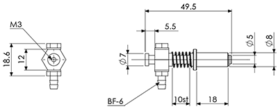 Suction Stem/Mini Phi.8