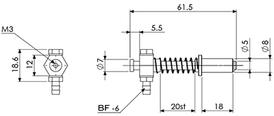 Suction Stem/Mini Phi.8