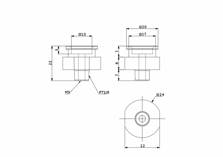 INNER-STEM ATTACHMENT HEAD FOR EPLG-30 AND EPMG-40