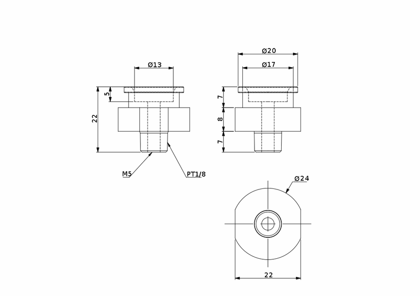 INNER-STEM ATTACHMENT HEAD FOR EPLG-30 AND EPMG-40