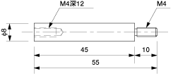 Mini Cylinder Extension Shaft